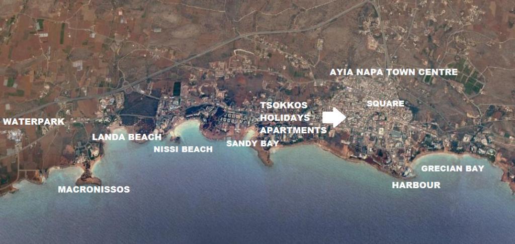 Tsokkos Holidays Hotel Apartments Ayia Napa Luaran gambar
